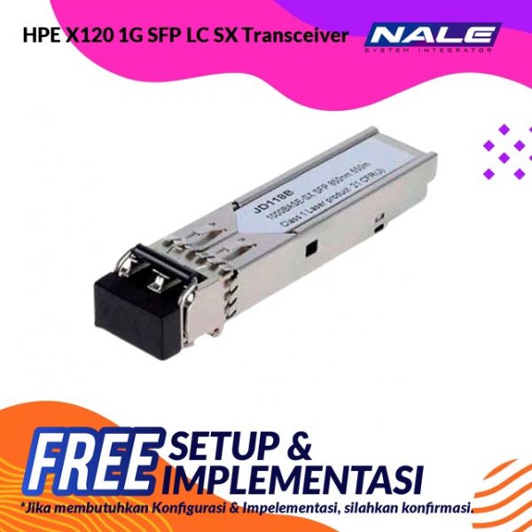 HPE X120 1G SFP LC SX Transceiver (JD118B)