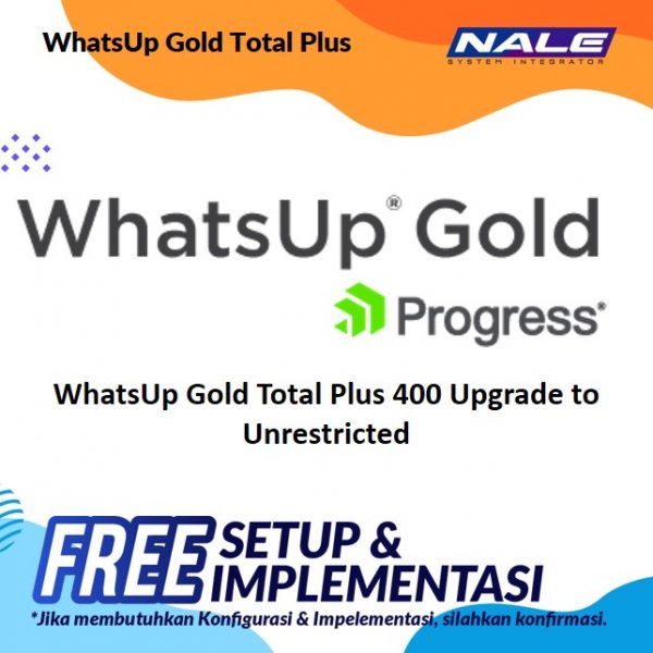 WhatsUp Gold Total Plus 400 Upgrade to Unrestricted